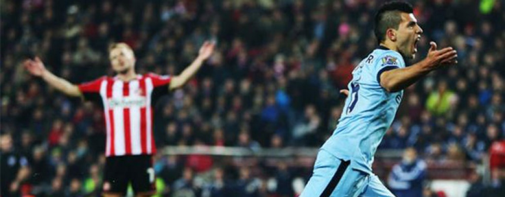 Doblete de Aguero que llega a 14 goles en misma cantidad de fechas