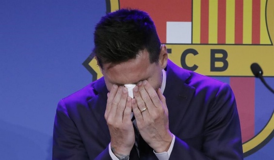 Messi: "Est�bamos convencidos de que �bamos a seguir aqu�, en nuestra casa"