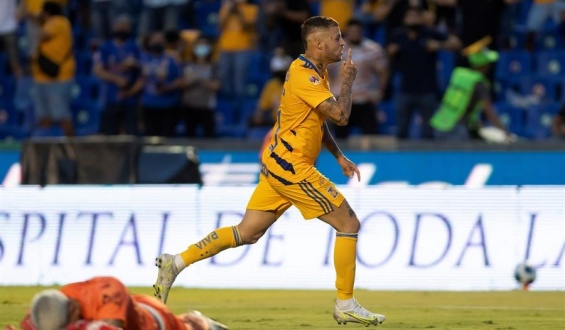 L�pez lidera con un doblete goleada de Tigres sobre el Mazatl�n
