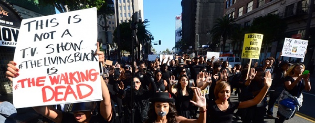 Disturbios en California en marcha contra racismo policial