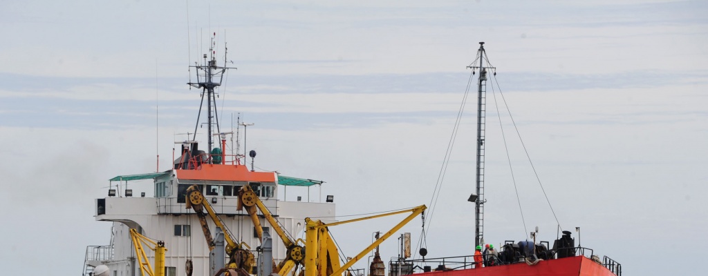 Draga de la ANP culmin dragado del Ro Uruguay al norte de Nueva Palmira