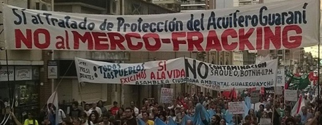 Asamblestas protestan en Entre Ros por gastos de Cumbre del Mercosur