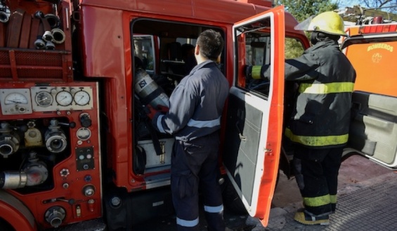 Incendio en la ex Jefatura de Montevideo