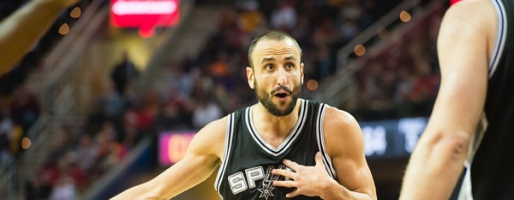 Manu Ginbili lleg a 1.000 partidos en la NBA