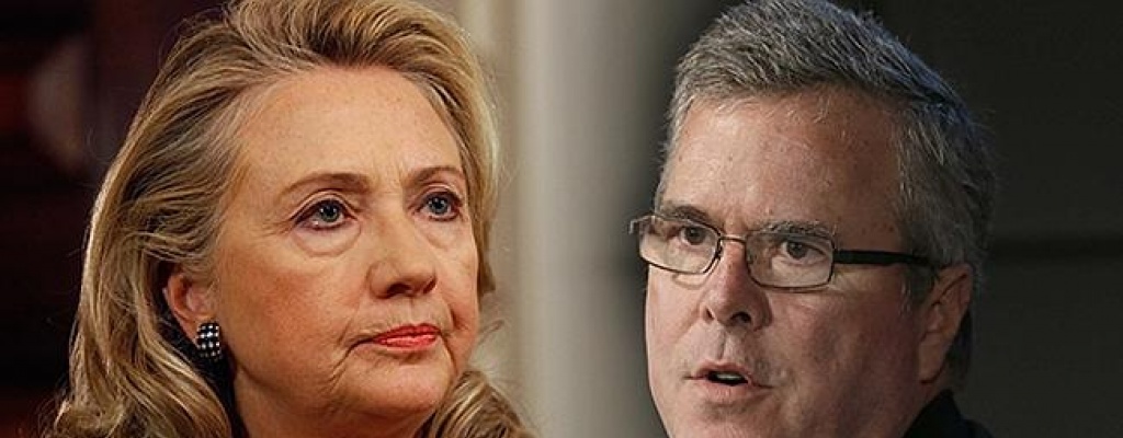 Hillary Clinton aventaja a Jeb Bush en sondeo preelectoral en EEUU